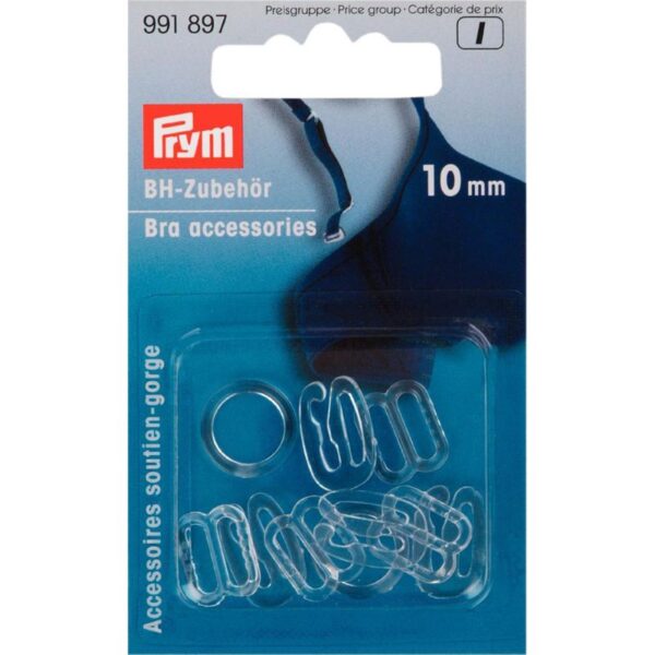 BH Accessoire 10 mm transparant Prym 991 897