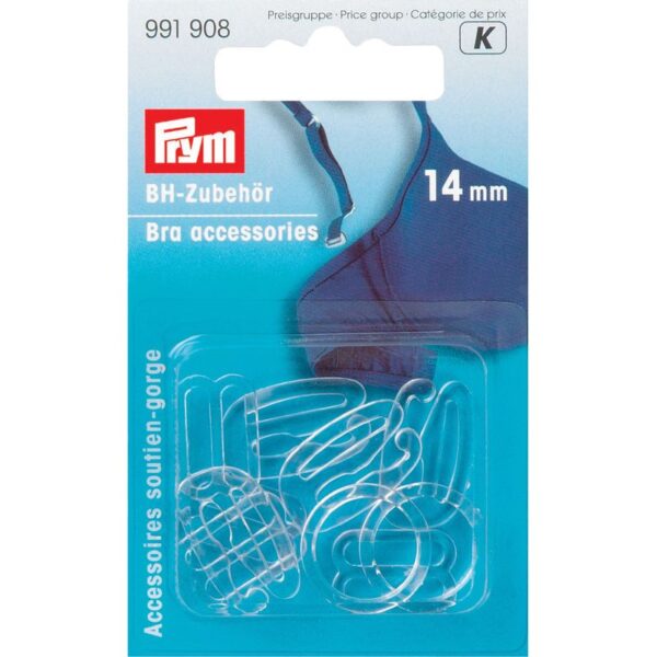 BH Accessoire 14 mm transparant Prym 991 908