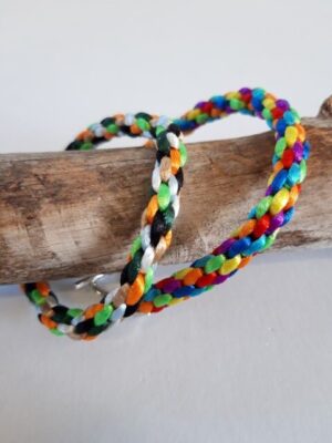 Kumihimo Pakket Armbandje Regenboog 7 kleuren